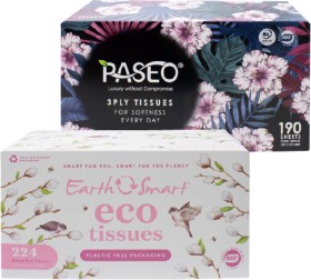 Paseo-190s-or-Earth-Smart-224s-Facial-Tissue on sale