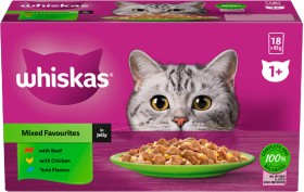 Whiskas-Cat-Food-Pouches-15-18-Pack on sale