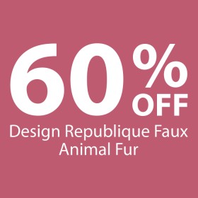 60-off-Design-Republique-Faux-Animal-Fur on sale
