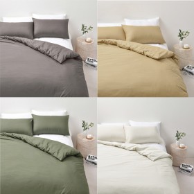 Pure+%26amp%3B+Simple+100%25+Cotton+Duvet+Cover+Sets