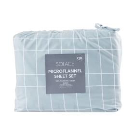Solace+Check+Microflannel+Sheet+Set