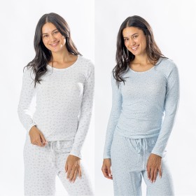 Marlo+Cosy+Knit+Long+Sleeve+PJ+Top