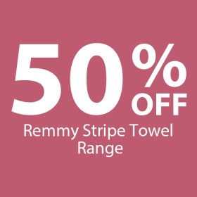 50%25+off+Remmy+Stripe+Towel+Range