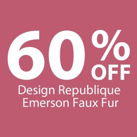 60%25+off+Design+Republique+Emerson+Faux+Fur
