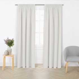 Style+Co.+Luma+Blockout+Readymade+Pencil+Pleat+Curtains+-+Linen