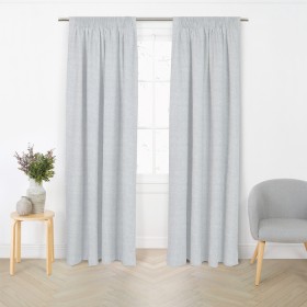 Style-Co-Luma-Blockout-Readymade-Pencil-Pleat-Curtains-Silver-Grey on sale