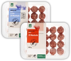 Woolworths-Beef-Meatballs-or-Beef-Pork-Meatballs-400g on sale