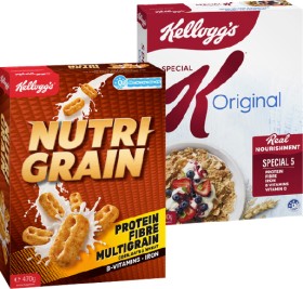 Kelloggs-Nutri-Grain-470g-Special-K-or-Coco-Pops-Chex-500g on sale