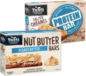Tasti-Nut-Butter-Bars-or-Nutty-Protein-Bars-175-200g on sale