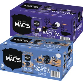 Macs-Apparition-IPA-or-Slim-Hazy-Cans-12-Pack on sale