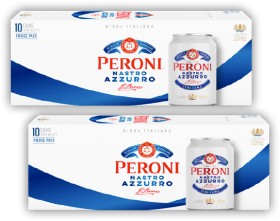 Peroni-Nastro-Azzurro-Cans-10-Pack on sale