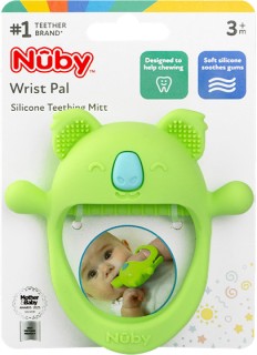 Nuby-Silicone-Koala-Teething-Mitt on sale