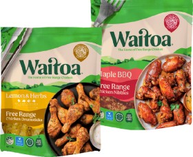 Waitoa+Nibbles+Maple+BBQ+1kg+or+Drumsticks+Lemon+%26amp%3B+Herbs+1kg