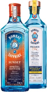 Bombay+Sapphire+Gin+Sunset+or+Premier+Cru+700ml