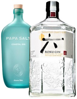 Papa+Salt+Coastal+Gin+700ml+or+Roku+Japanese+Gin+1L