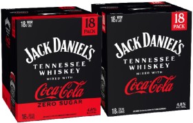 Jack+Daniel%26rsquo%3Bs+%26amp%3B+Coca-Cola+or+Zero+Sugar+4.8%25+18+x+330ml+Cans