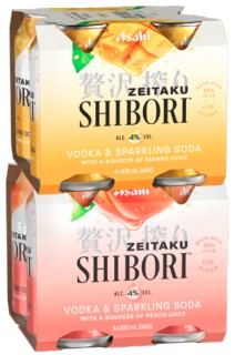Asahi+Shibori+Vodka+Mango+or+Peach+4%25+4+x+330ml+Cans