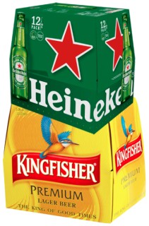 Heineken+or+Kingfisher+12+x+330ml+Bottles