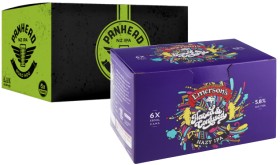 Panhead+Range+or+Emerson%26rsquo%3Bs+Range+6+x+330ml+Cans%2FBottles