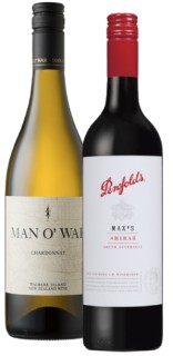 Man+O%26rsquo%3BWar+Estate+Chardonnay+or+Island+Blend+or+Penfolds+Max+Range+750ml