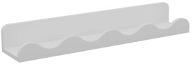Flexi-Storage-Decorative-Shelving-600mm-x-120mm-x-80mm-Scalloped-Edge-Wall-Shelf-in-White on sale