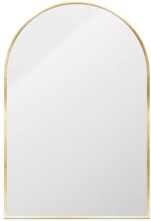 Astin-Sinclair-Arch-Shape-900mm-x-600mm-x-28mm-Mirror-in-Brushed-Brass on sale
