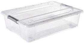 All-Set-34L-Underbed-Storage-Container-in-Clear on sale