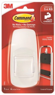 Command-Jumbo-Utility-Hook-in-White on sale