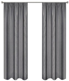 Smart-Home-Products-Urban-265cm-x-160cm-Pencil-Pleat-Room-Darkening-Curtains-in-Charcoal-Pack-of-2 on sale