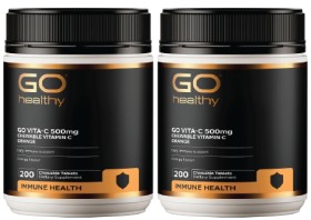 GO-Healthy-GO-Vita-C-500mg-Chewable-Vitamin-C-Orange-200-Tablets on sale