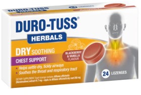Duro-Tuss-Loz-Herb-Dry-Chst-Sup-24s on sale