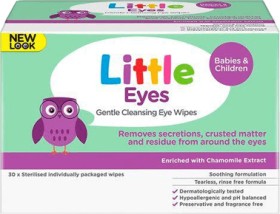 Little-Eyes-Gentle-Cleansing-Eye-Wipes-30-Pack on sale