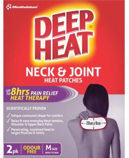 Deep-Heat-Neck-Joints-Heat-Patches-2-Pack on sale