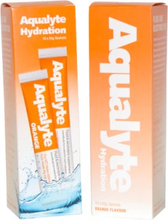 Aqualyte-Electrolyte-Orange-Flavour-Supplement-25g on sale