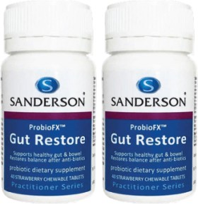 Sanderson-ProbioFX-Gut-Restore-40-Chewable-Tablets on sale