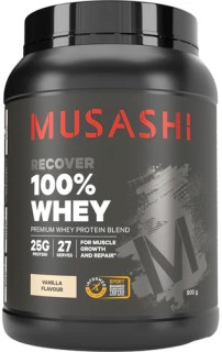 Musashi-100-Whey-Protein-Shake-Vanilla-900-g on sale