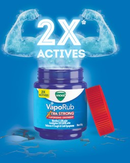 NEW-Vicks-VapoRub-2X-Actives on sale