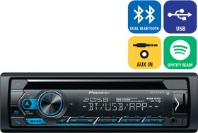 Pioneer-CD-USB-Dual-Bluetooth-Single-DIN-Head-Unit on sale