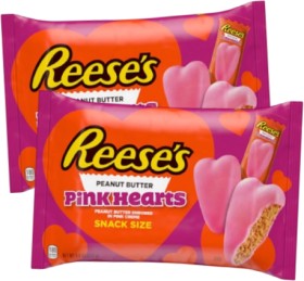 50-off-Original-Price-Reeses-Peanut-Butter-Pink-Hearts-Snack-Size-272g on sale