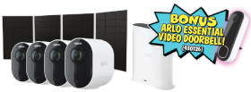 Arlo-Ultra-3-4K-Outdoor-Security-Camera-Solar-Bundle-Kit-4-Pack-12M-Subscription on sale