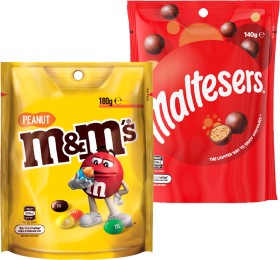 MMs-180g-or-Maltesers-Chocolate-Original-140g on sale