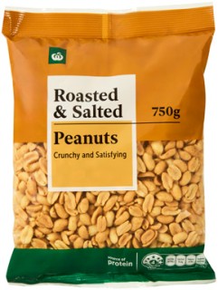 Woolworths-Peanuts-Roasted-Salted-750g on sale