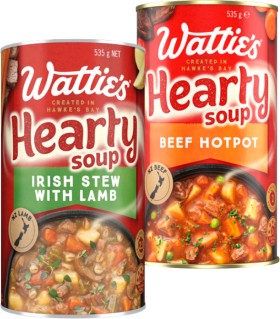 Watties-Hearty-Soup-535g on sale