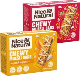 Nice-Natural-Chewy-Muesli-Bars-185g on sale
