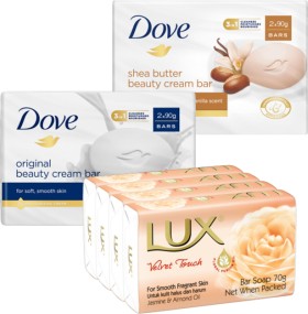 Dove-Bar-2-Pack-or-Lux-4-Pack on sale