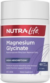 Nutra-Life-Magnesium-Glycinate-Capsules-60s on sale