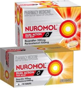 Nuromol-Tablets-72s-or-Nuromol-Liquid-Capsules-60s on sale