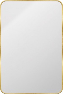 Barelli-Brushed-Brass-Framed-Mirror on sale