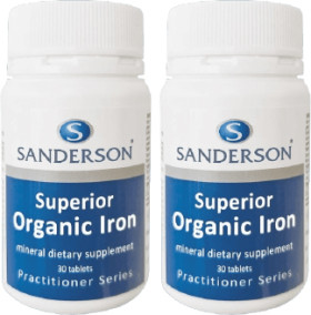 Sanderson-Superior-Organic-Iron-30-Tablets on sale