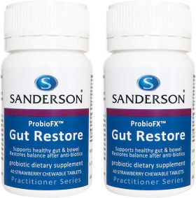 Sanderson-ProbioFX-Gut-Restore-40-Chewables-Tablets on sale